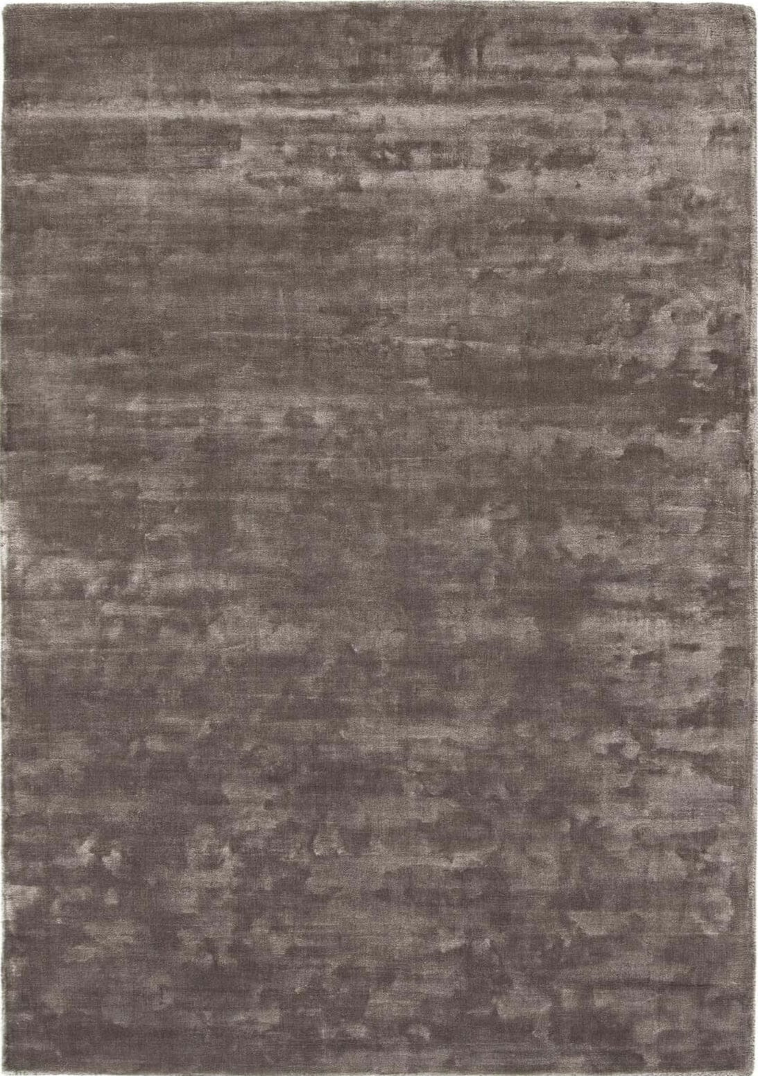 The Rugs Rugs 120X170 cm Karma Brown Solid Luxury Viscose Rug House of Isabella UK