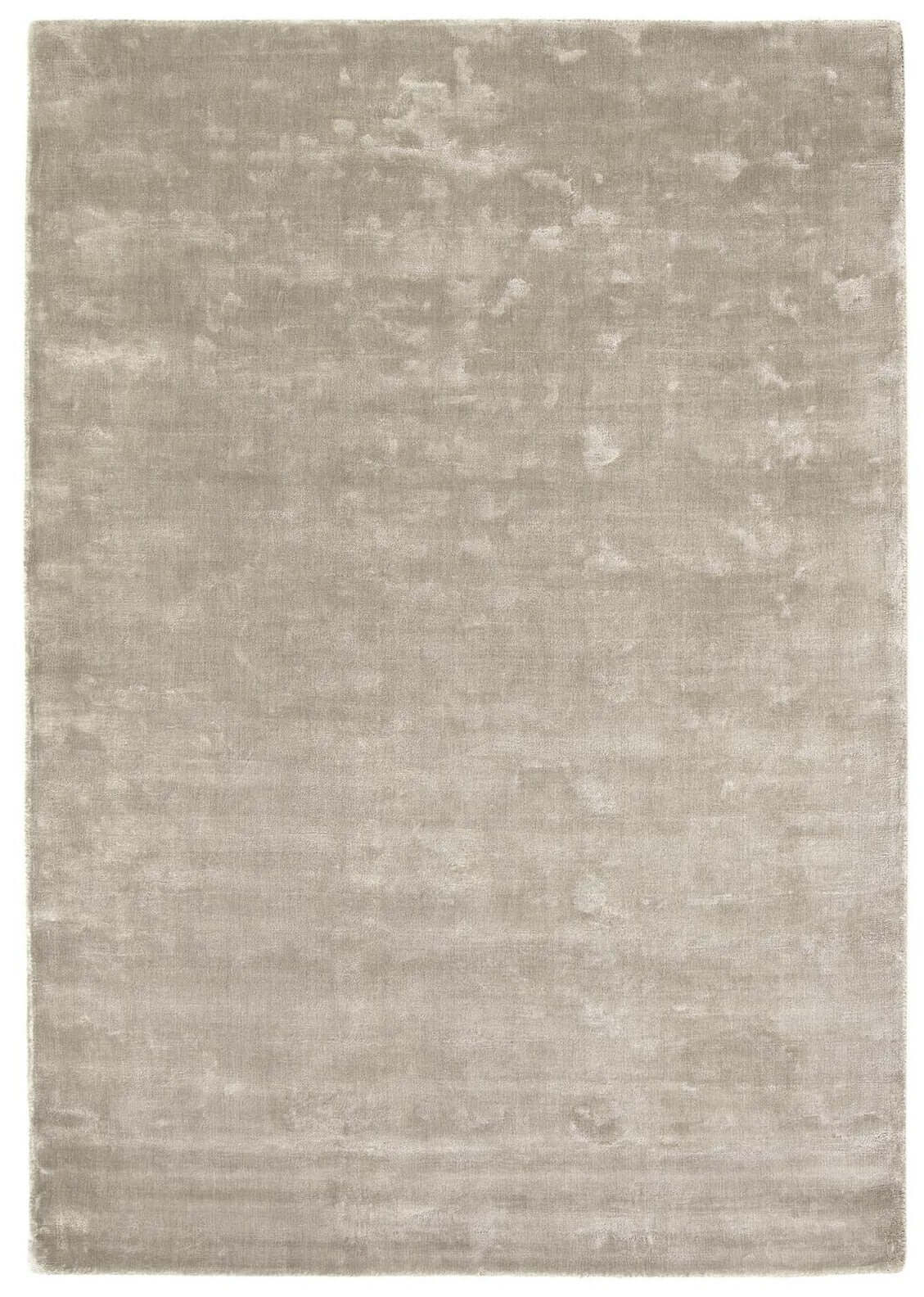 The Rugs Rugs 120X170 cm Karma Grey Solid Luxury Viscose Rug House of Isabella UK