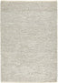 The Rugs Rugs 120X170 cm La Playa Silver Grey Solid Rug House of Isabella UK