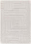 The Rugs Rugs 120X170 cm Maze Grey Geometric Wool Rug House of Isabella UK