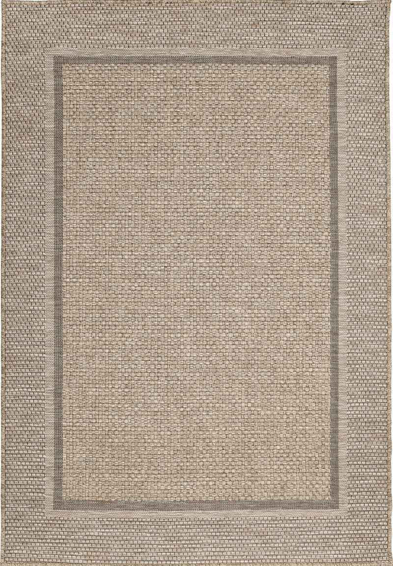 The Rugs Rugs 120X170 cm Summer Latte Border Rug – Indoor/Outdoor House of Isabella UK