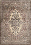 The Rugs Rugs 120X180 cm Raja Medallion Vintage Rug – Brown Heritage Elegance House of Isabella UK
