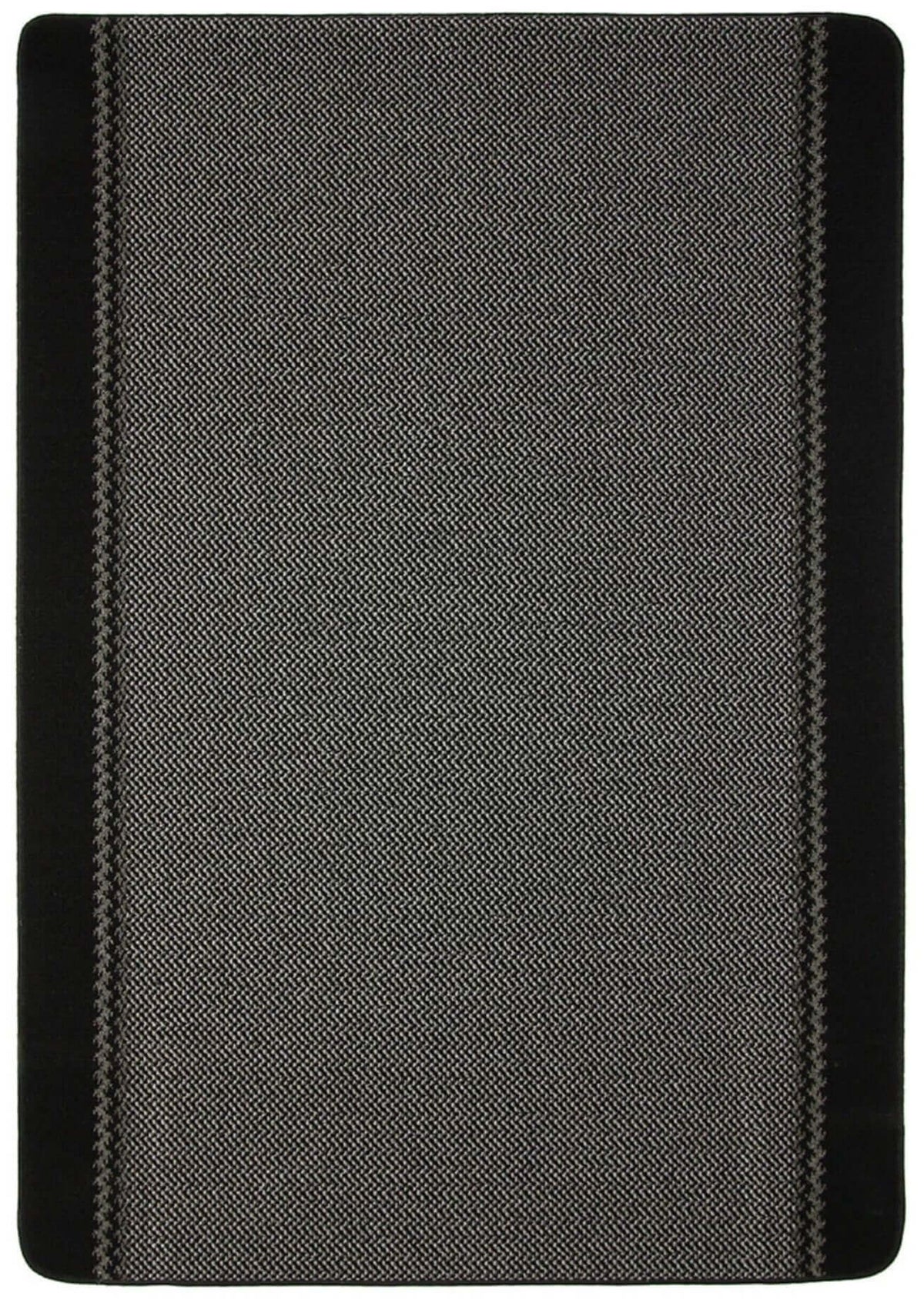 The Rugs Rugs 133X190 cm Washable Bordered Black Rug  | 116Bl House of Isabella UK