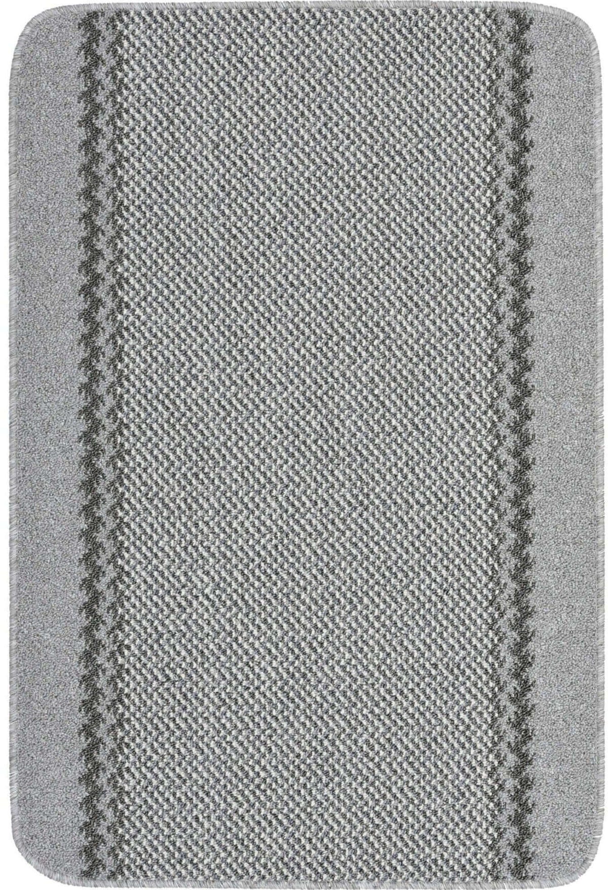 The Rugs Rugs 50X80 cm Washable Designer Bordered Grey Rug | 116G House of Isabella UK