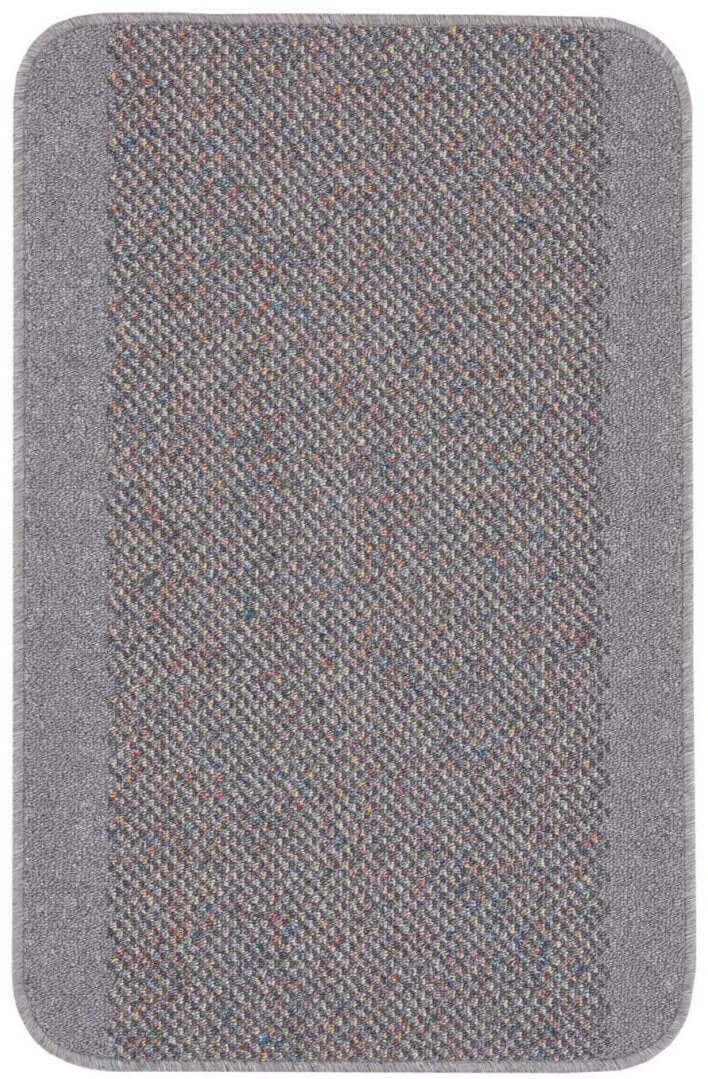 The Rugs Rugs 57X90 cm Washable Bordered Silver Grey Rug| 110G House of Isabella UK