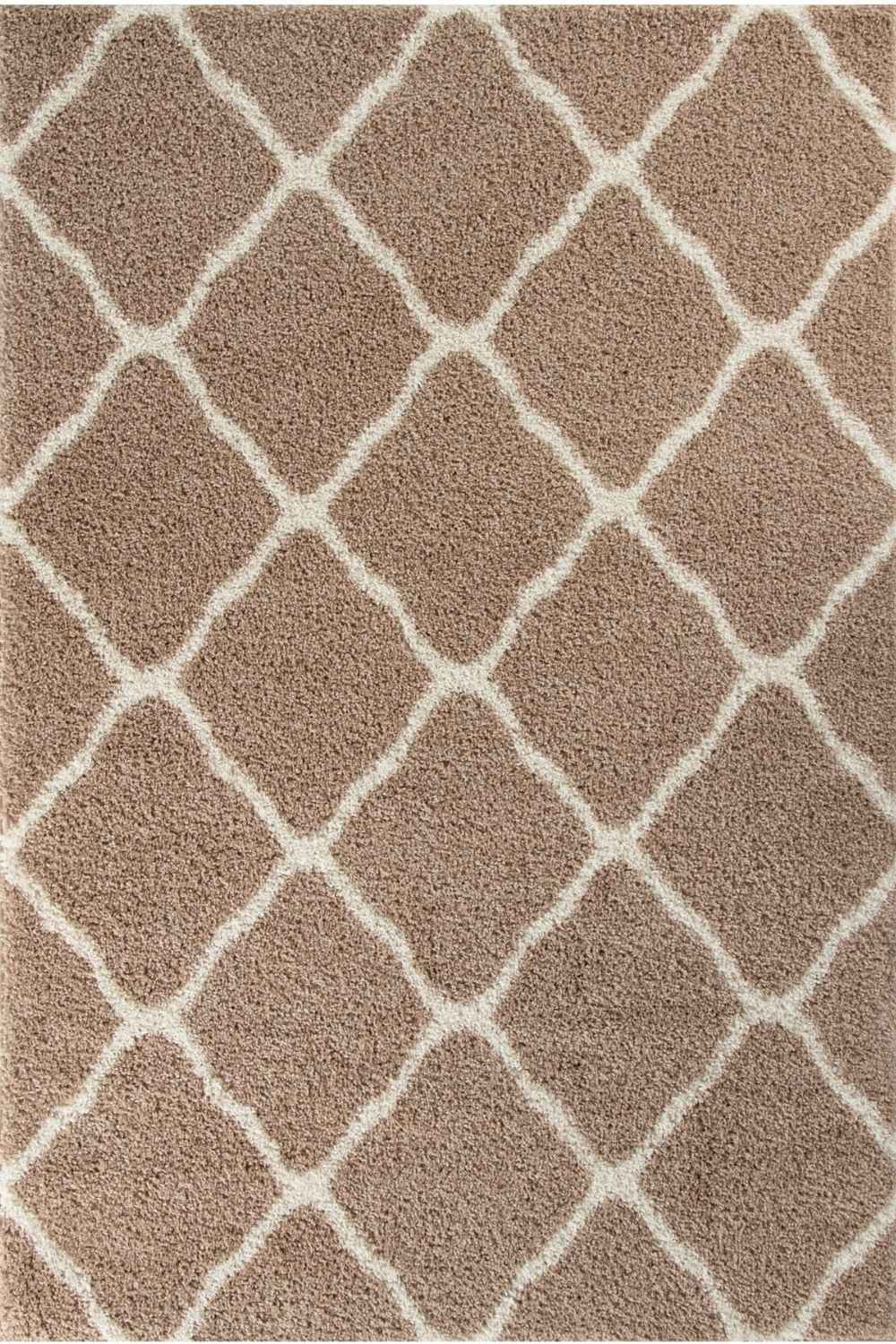 The Rugs Rugs 60X110 cm Moroccan Beige Shaggy Rug | 720 House of Isabella UK
