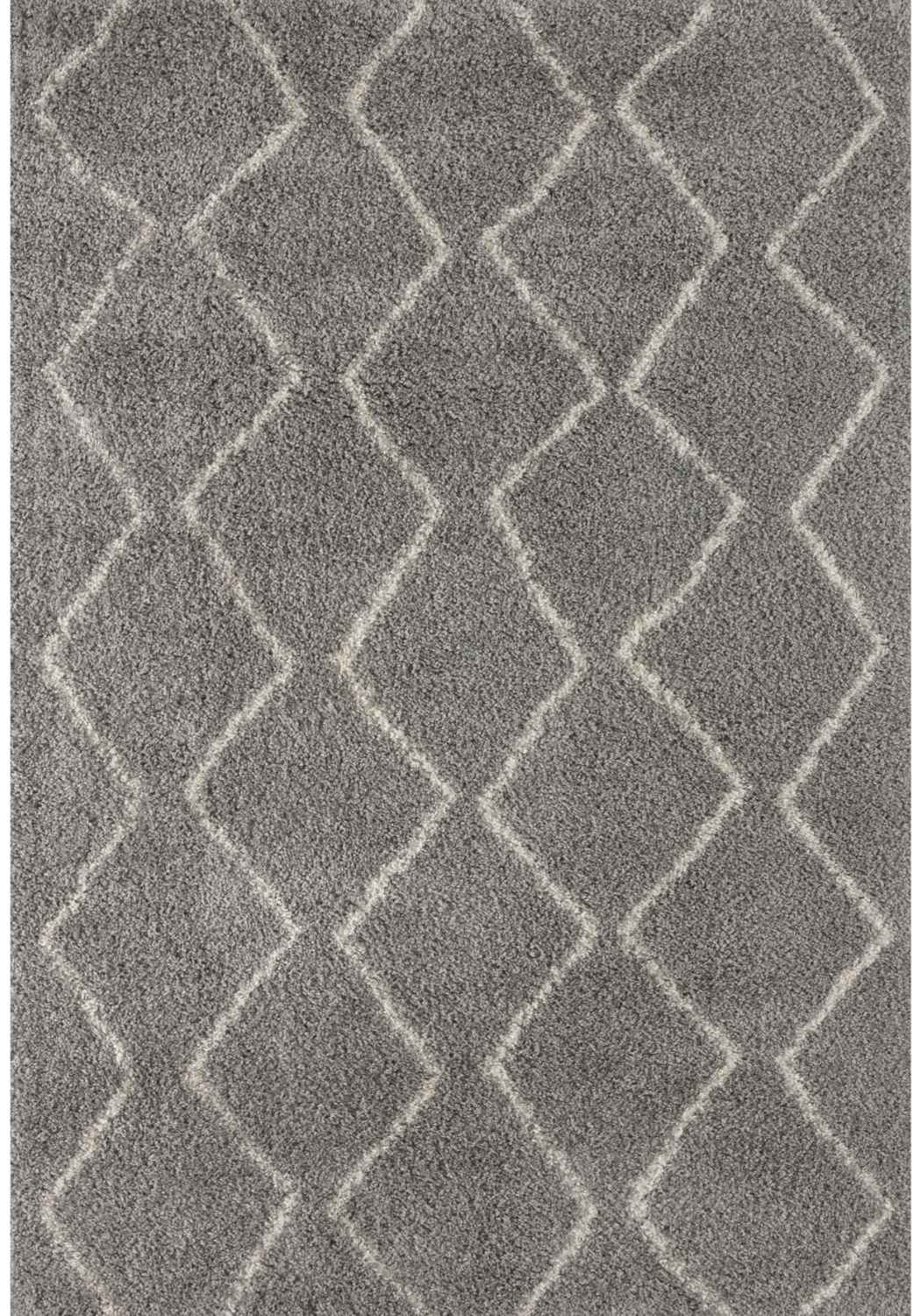 The Rugs Rugs 60X110 cm Moroccan Grey Shaggy Rug | 810 House of Isabella UK