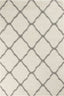 The Rugs Rugs 60X110 cm Moroccan Ivory Shaggy Rug | 700 House of Isabella UK