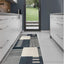 The Rugs Rugs 60X180 cm Tokyo Geo Blocks Blue Rug House of Isabella UK