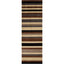 The Rugs Rugs 66X200 cm Linea Striped Caramel Washable Rug House of Isabella UK