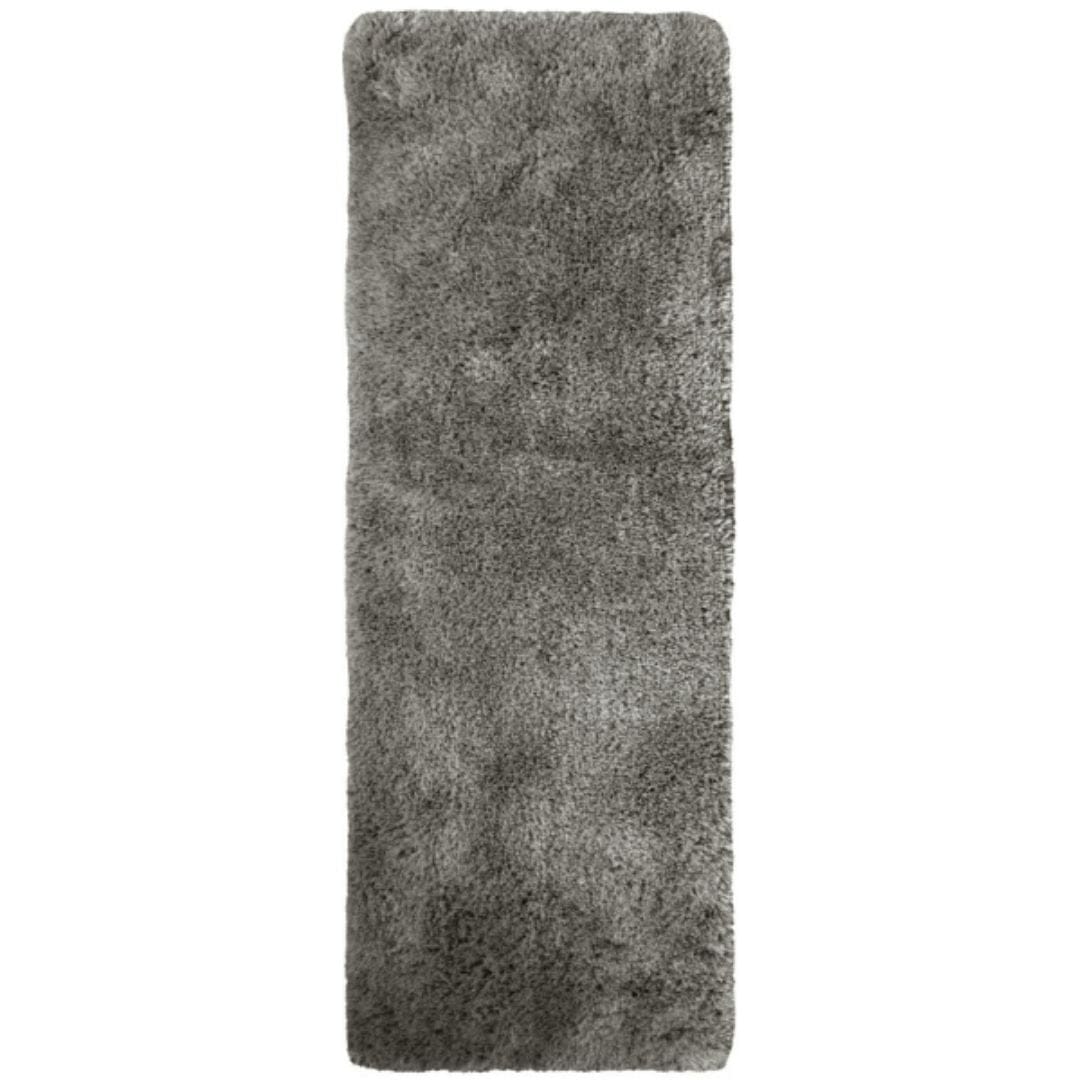 The Rugs Rugs 67X180 cm Soft Washable Grey Shaggy Rug | SA-04 House of Isabella UK