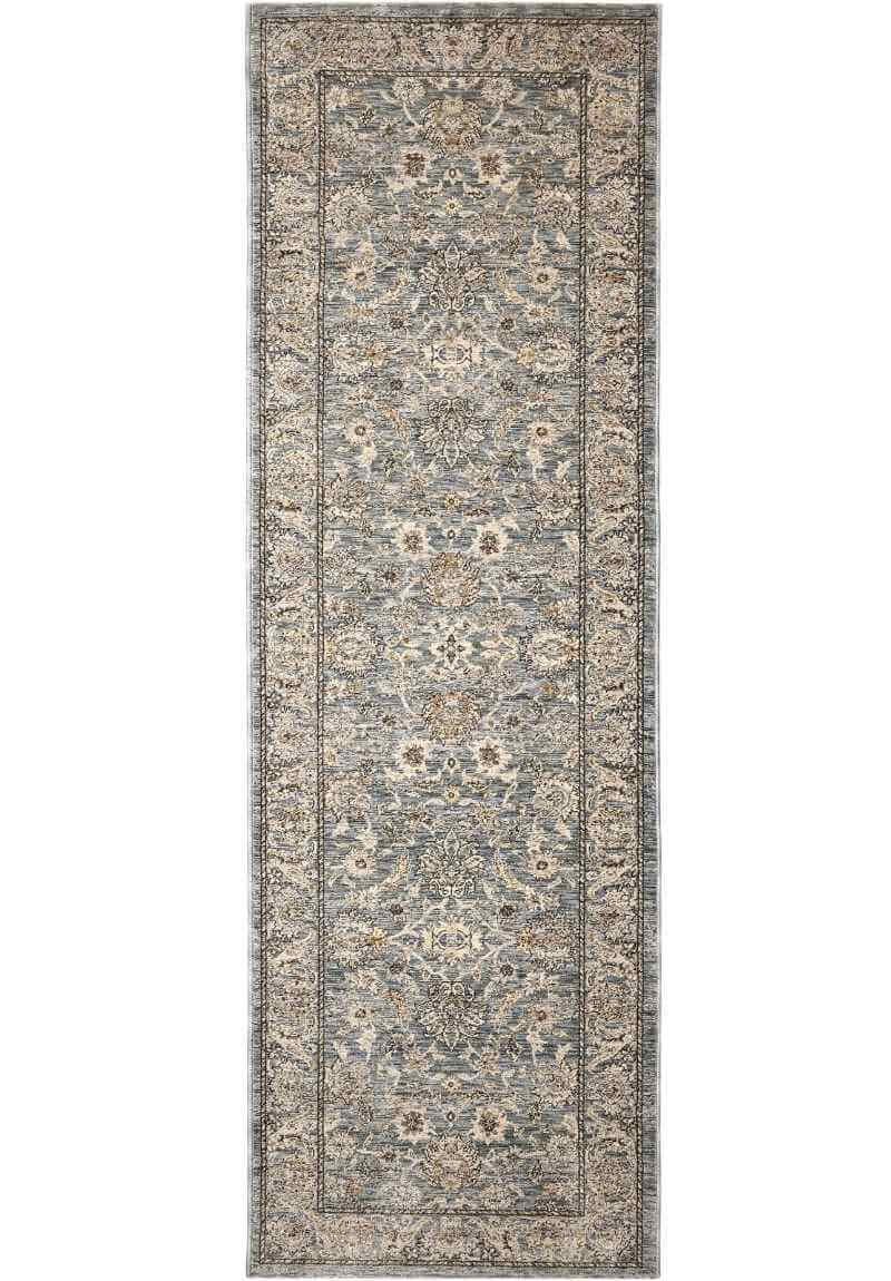 The Rugs Rugs 68X235 cm Raja Traditional Rug – Grey Vintage Elegance House of Isabella UK