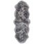 The Rugs Rugs 70X175 cm Genuine Grey Sheepskin Faux Fur Rug House of Isabella UK