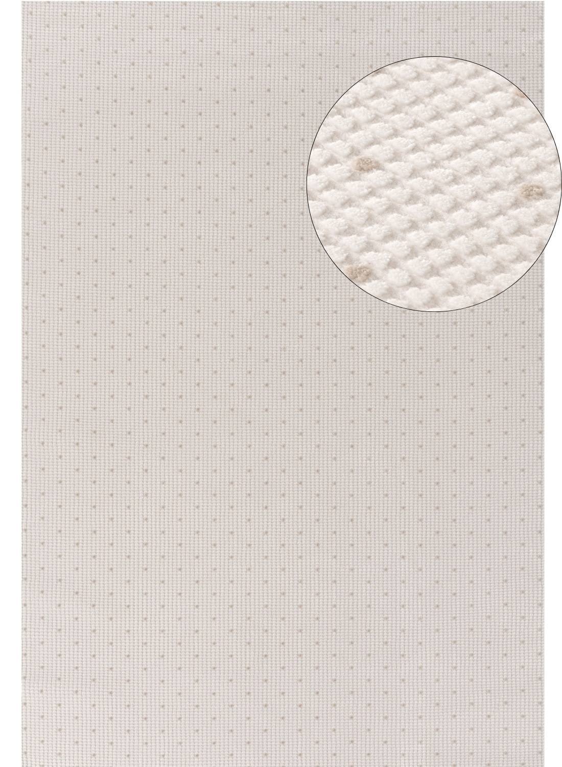 The Rugs Rugs 80X150 cm Carmel Cream-Beige Dots Rug | 6080 House of Isabella UK