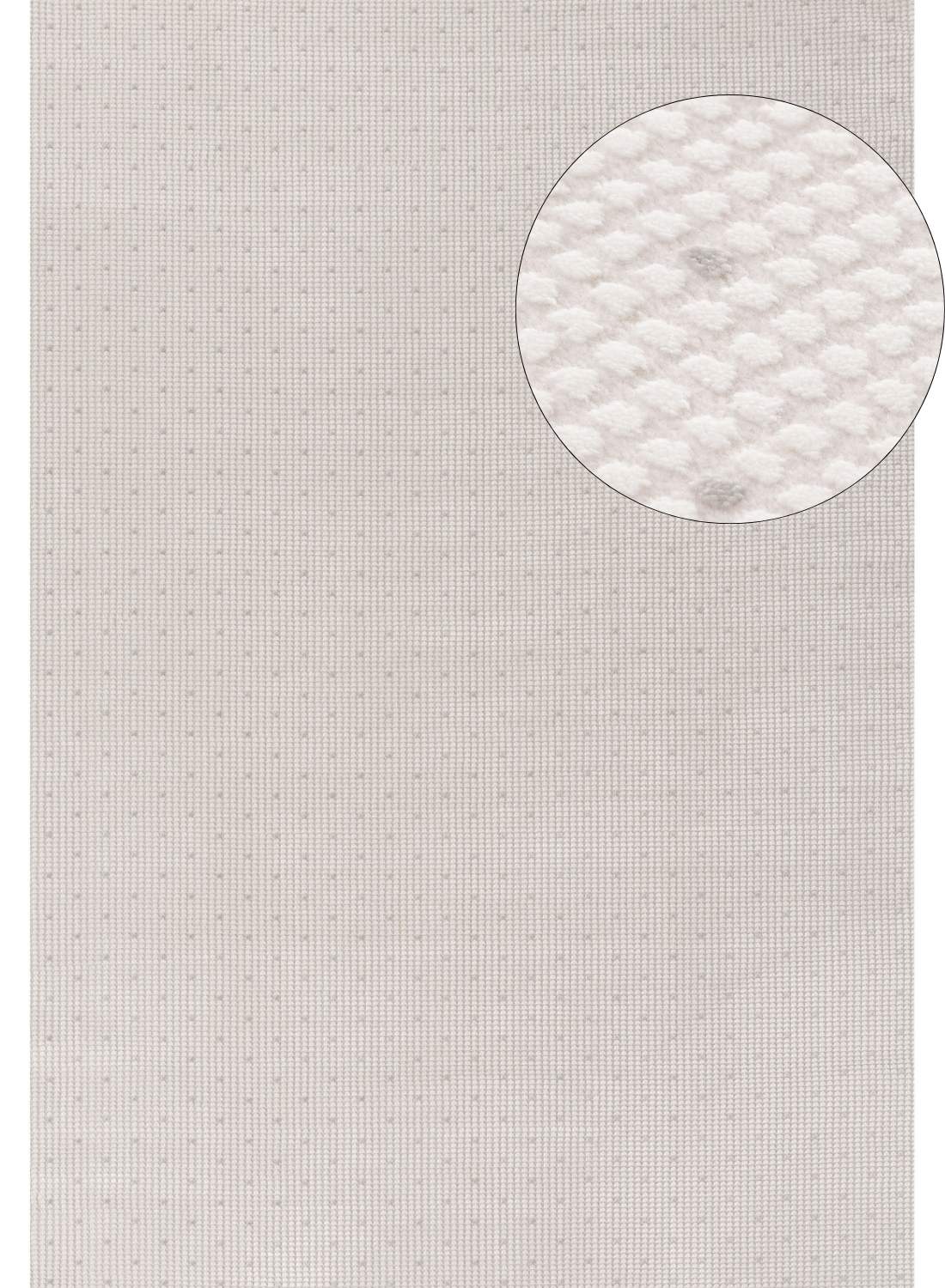 The Rugs Rugs 80X150 cm Carmel Cream-Grey Dots Rug | 6080 House of Isabella UK