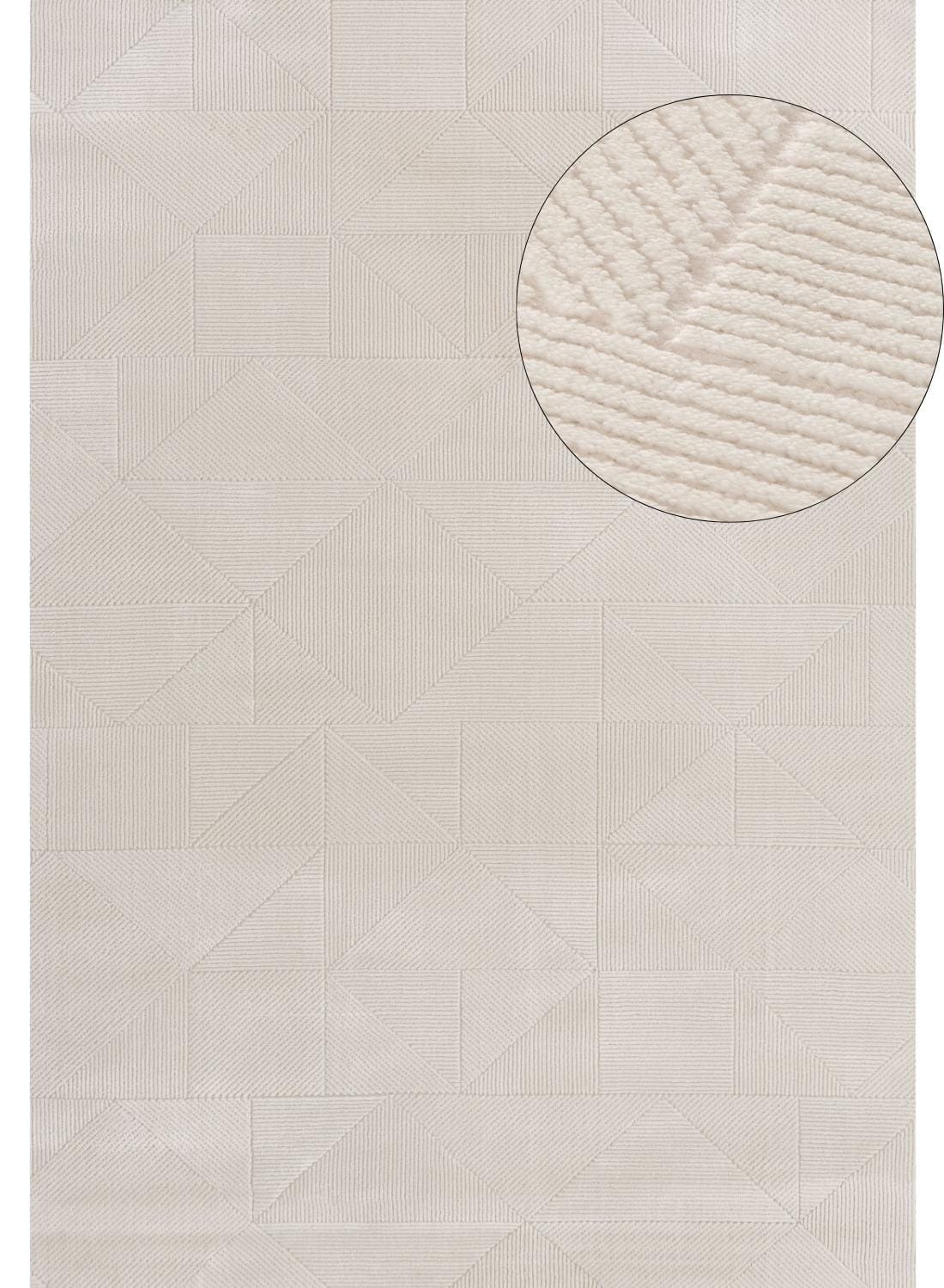 The Rugs Rugs 80X150 cm Carmel Cream Rug Abstract | 6000 House of Isabella UK