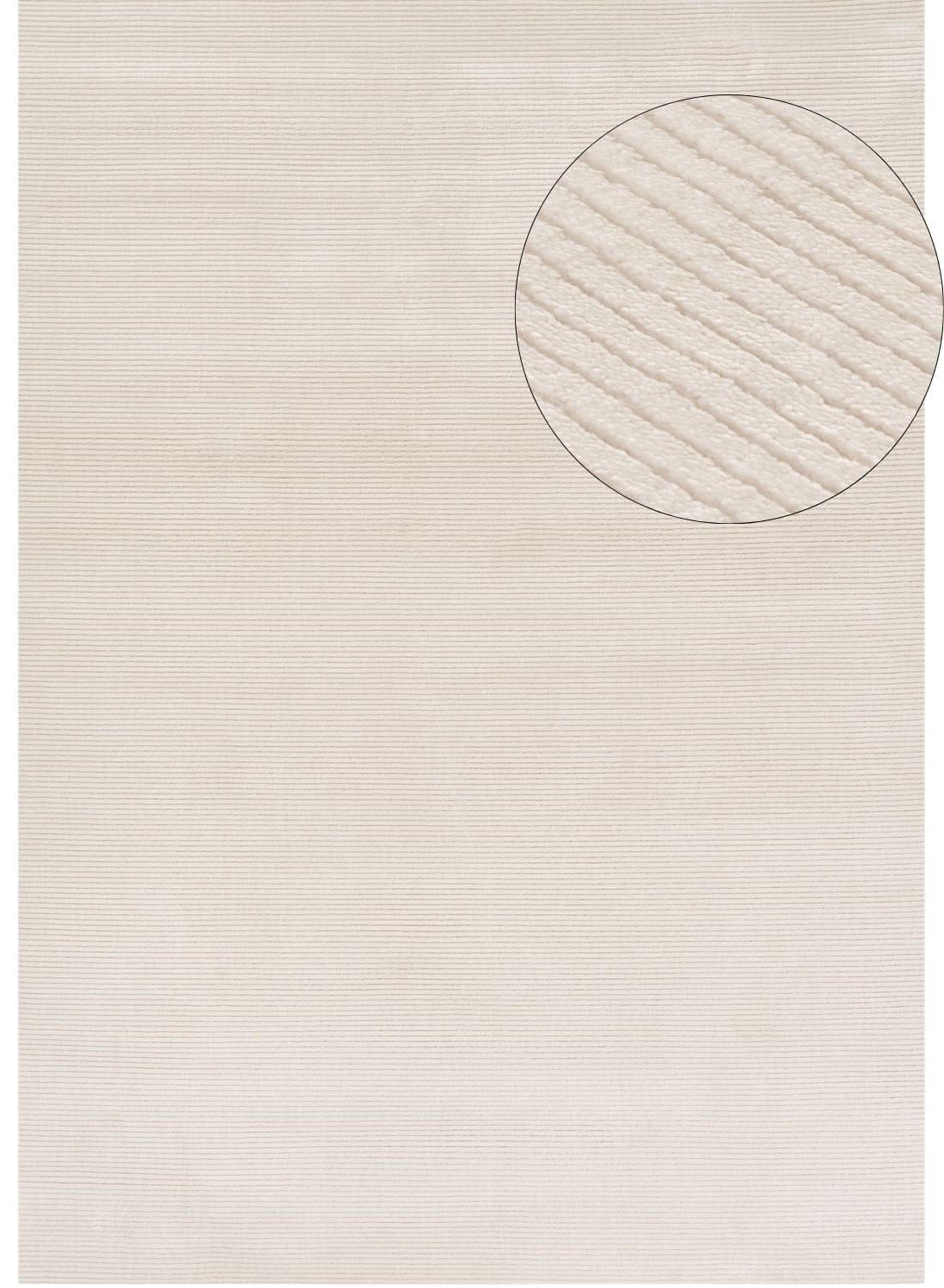 The Rugs Rugs 80X150 cm Carmel Cream Striped Rug | 6010 House of Isabella UK
