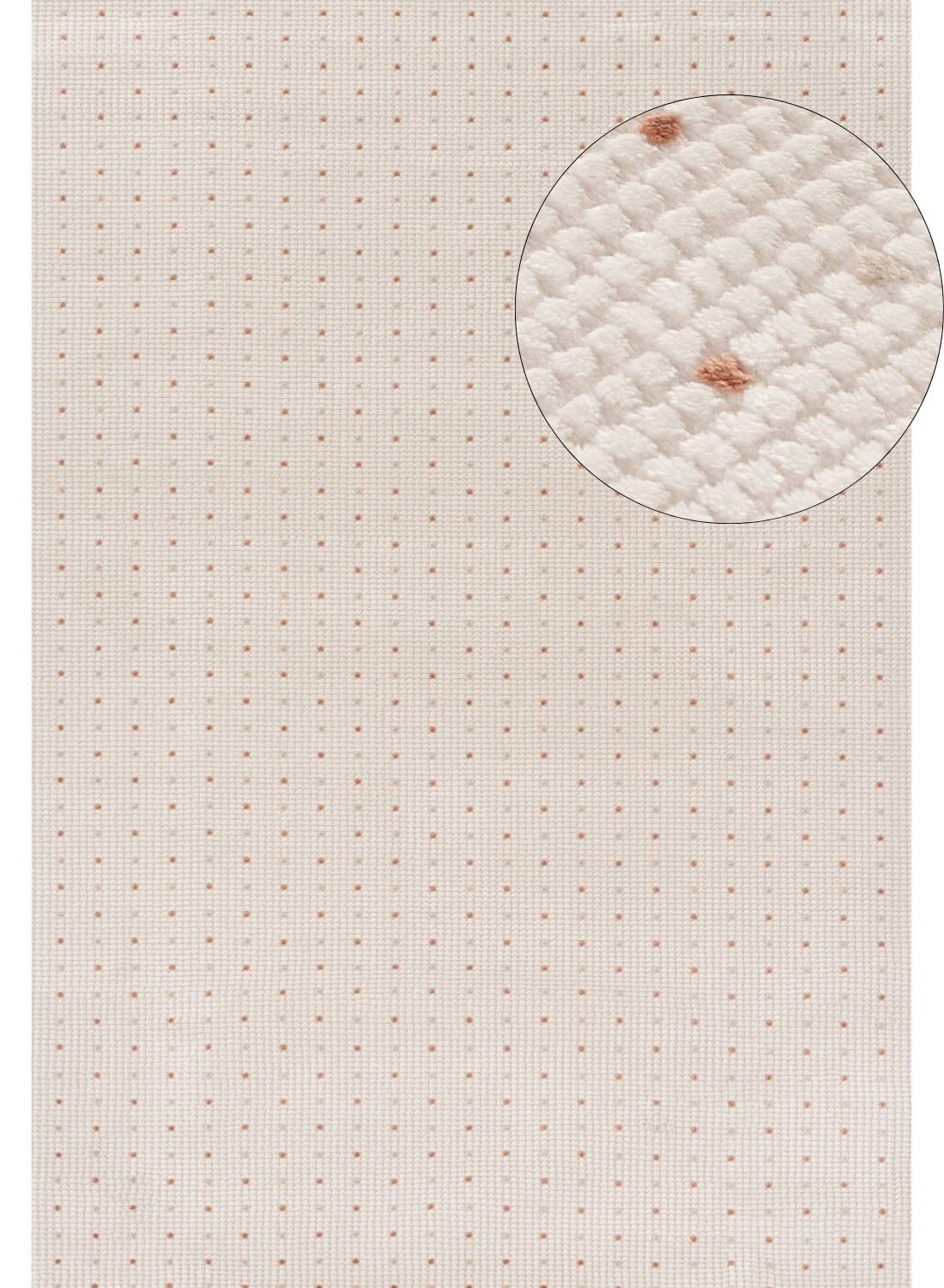 The Rugs Rugs 80X150 cm Carmel Cream-Terra Dots Rug | 6080 House of Isabella UK