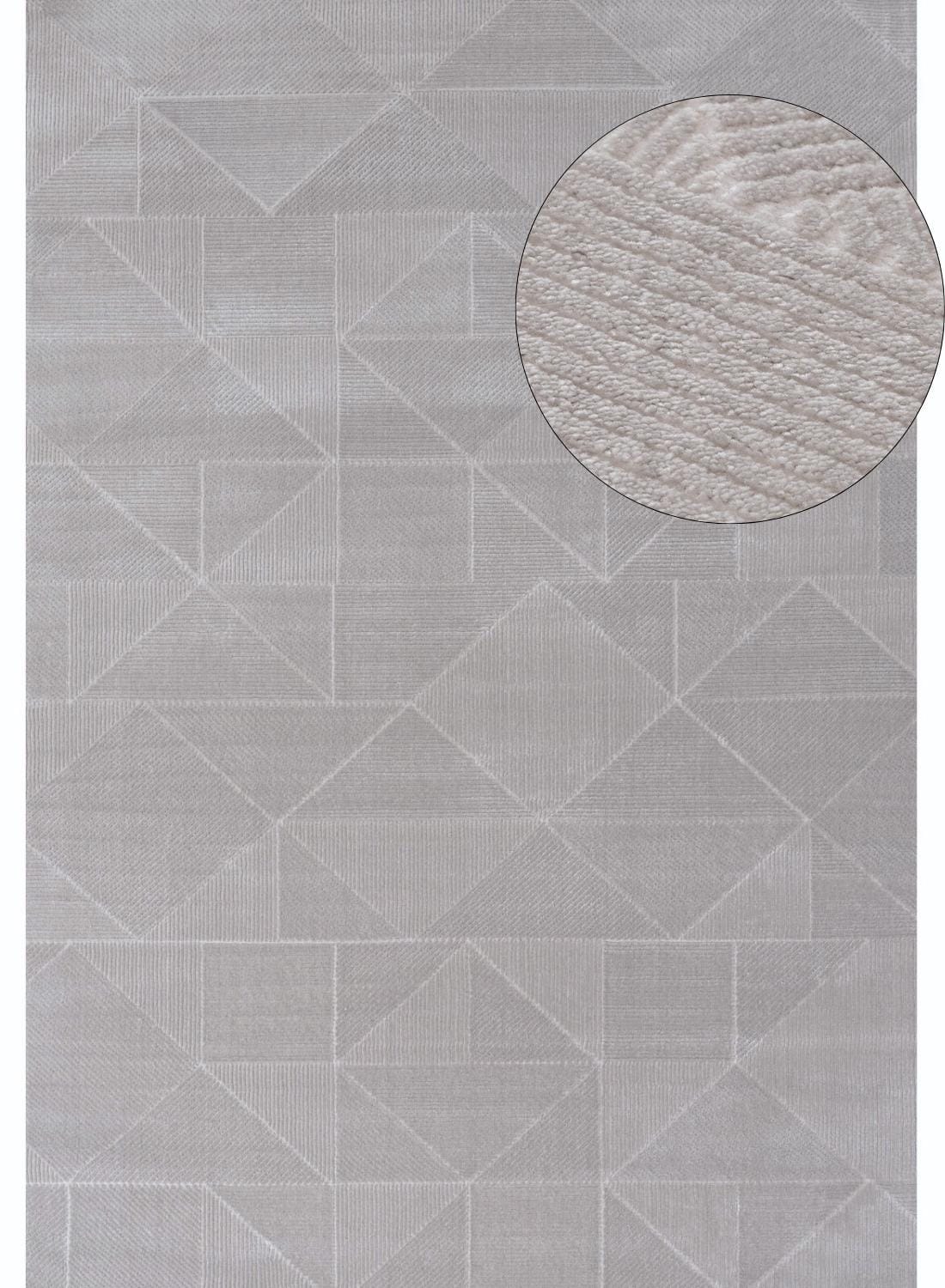 The Rugs Rugs 80X150 cm Carmel Grey Rug Abstract | 6000 House of Isabella UK