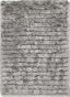 The Rugs Rugs 80X150 cm Carved Glamour Silver Grey Shaggy Rug House of Isabella UK