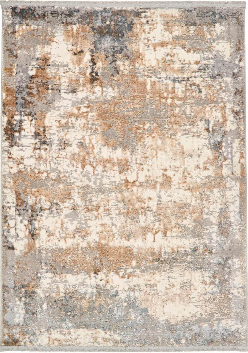The Rugs Rugs 80X150 cm Cosimo Beige/Grey Distressed Modern Rug House of Isabella UK