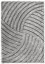 The Rugs Rugs 80X150 cm Dallas Silver Grey Shaggy Rug House of Isabella UK