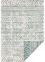 The Rugs Rugs 80X150 cm Indoor-Outdoor Reversible Geometric Green Rug House of Isabella UK