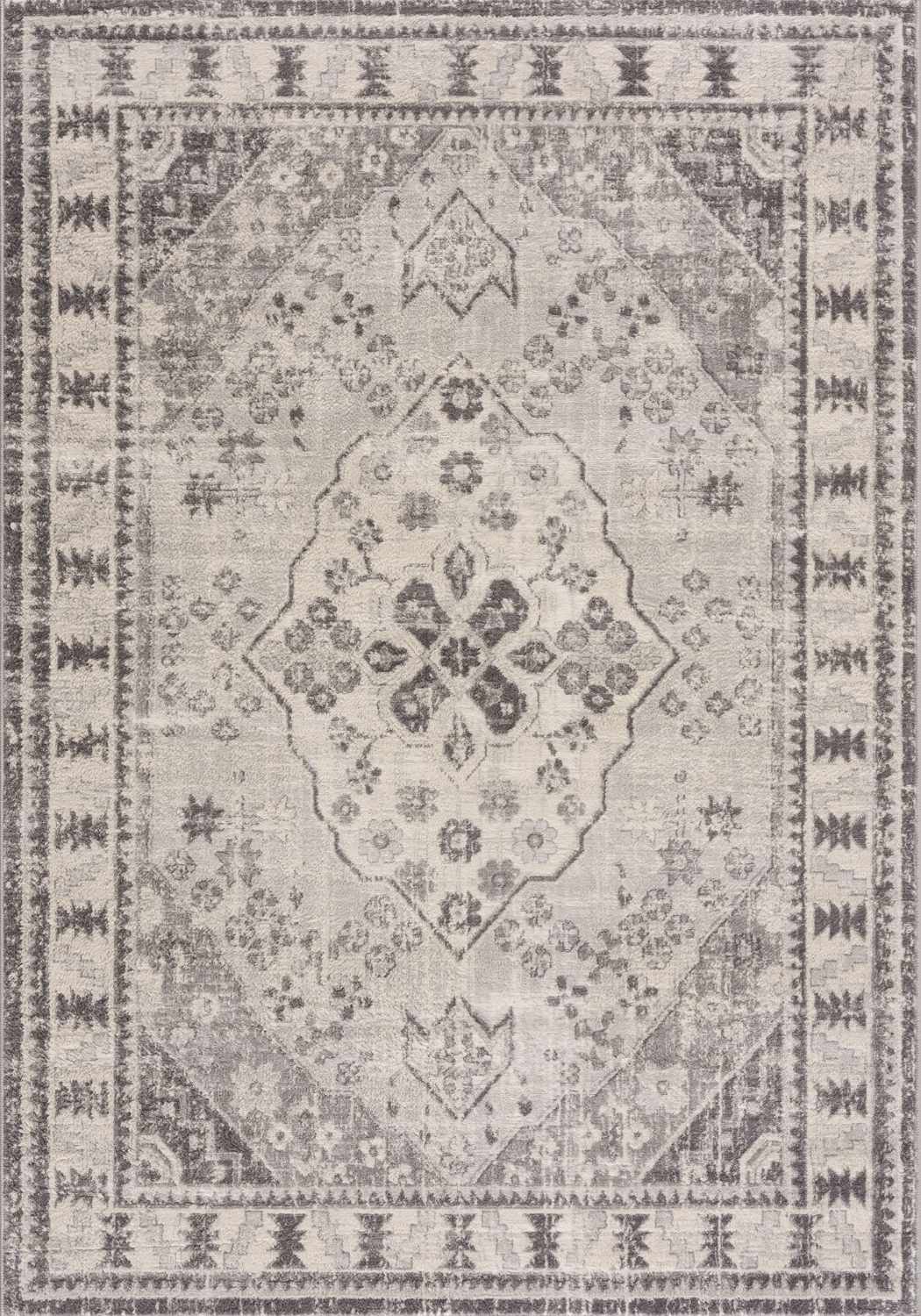 The Rugs Rugs 80X150 cm Montana Oriental Grey Rug  | 3920G House of Isabella UK