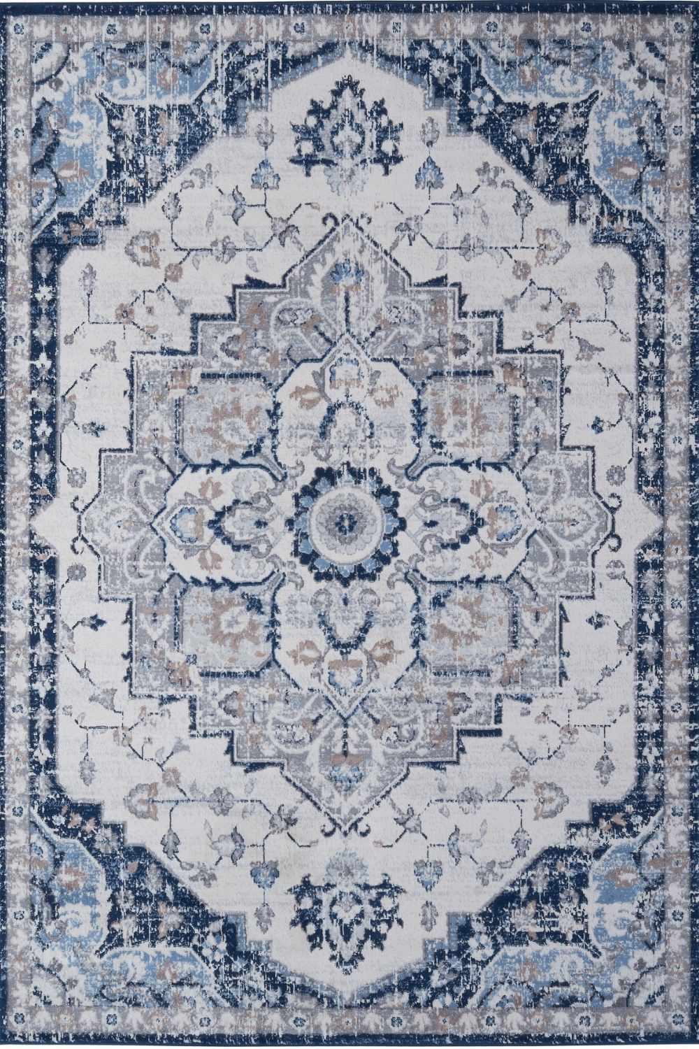 The Rugs Rugs 80X150 cm Montana Vintage Navy Rugs | 4000 House of Isabella UK
