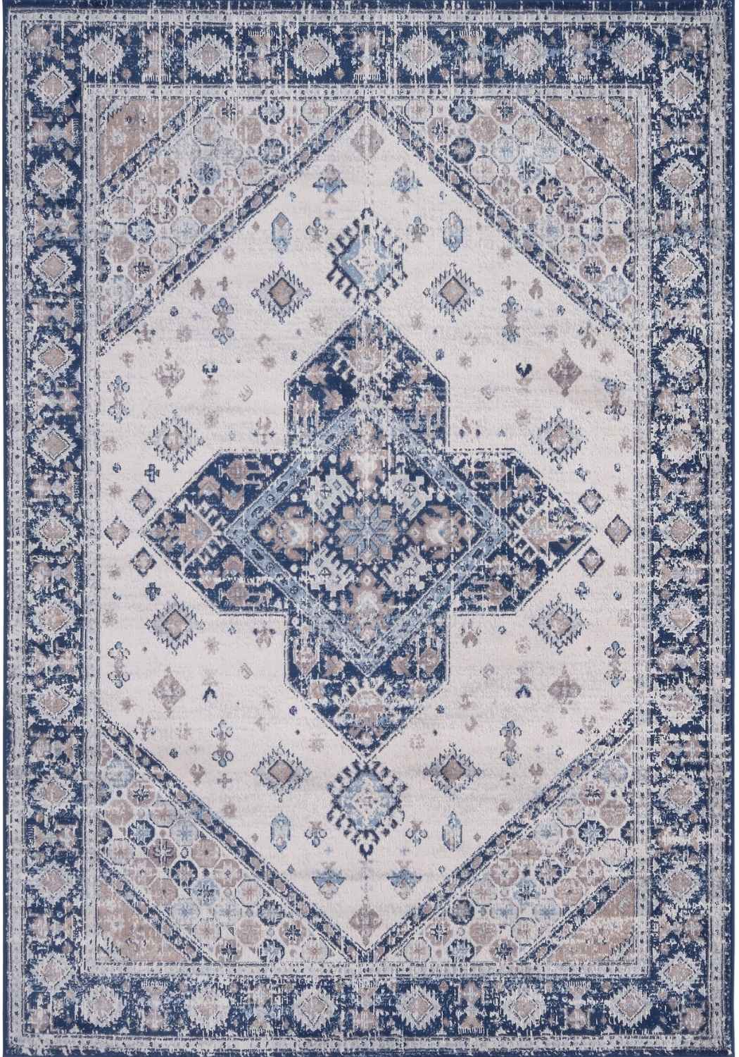 The Rugs Rugs 80X150 cm Montana Vintage Navy Rugs | 4010 House of Isabella UK
