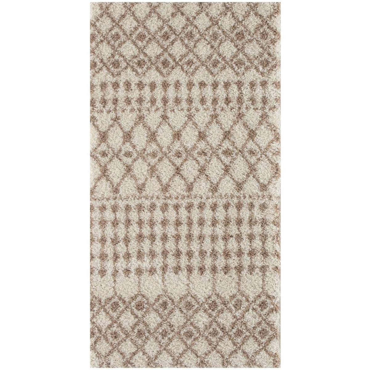 The Rugs Rugs 80X150 cm Moroccan Ivory Beige Shaggy Rug | 1030 House of Isabella UK