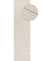 The Rugs Rugs 80X300 cm Carmel Cream-Beige Geometric Rug | 6040 House of Isabella UK