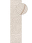 The Rugs Rugs 80X300 cm Carmel Cream-Beige Geometric Rug | 6070 House of Isabella UK