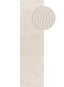 The Rugs Rugs 80X300 cm Carmel Cream Geometric Rug | 6070 House of Isabella UK
