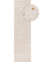 The Rugs Rugs 80X300 cm Carmel Cream-Gold Dots Rug | 6080 House of Isabella UK