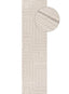 The Rugs Rugs 80X300 cm Carmel Cream-Grey Geometric Rug | 6040 House of Isabella UK