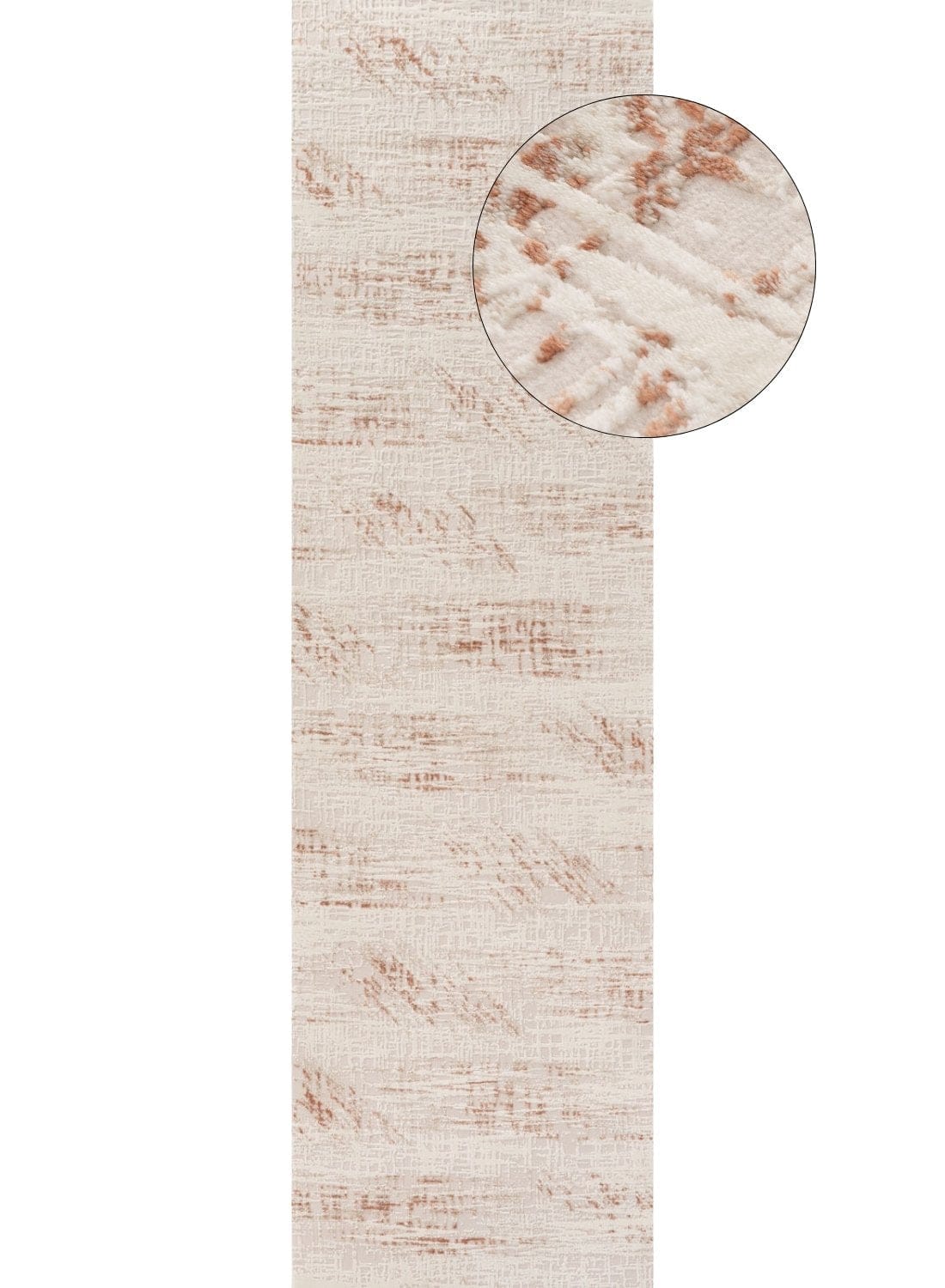 The Rugs Rugs 80X300 cm Carmel Cream-Terra Abstract Rug | 6030 House of Isabella UK