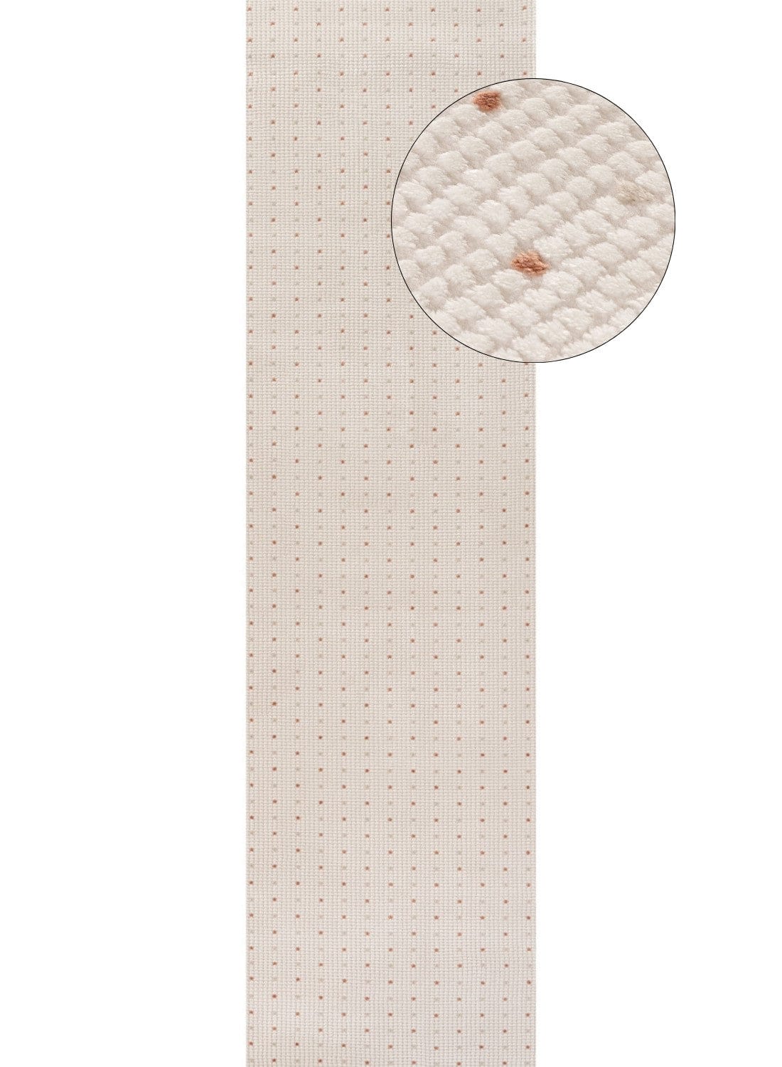 The Rugs Rugs 80X300 cm Carmel Cream-Terra Dots Rug | 6080 House of Isabella UK