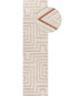 The Rugs Rugs 80X300 cm Carmel Cream-Terra Geometric Rug | 6040 House of Isabella UK