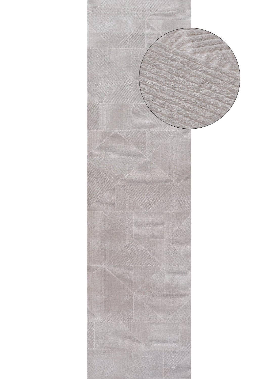 The Rugs Rugs 80X300 cm Carmel Grey Rug Abstract | 6000 House of Isabella UK