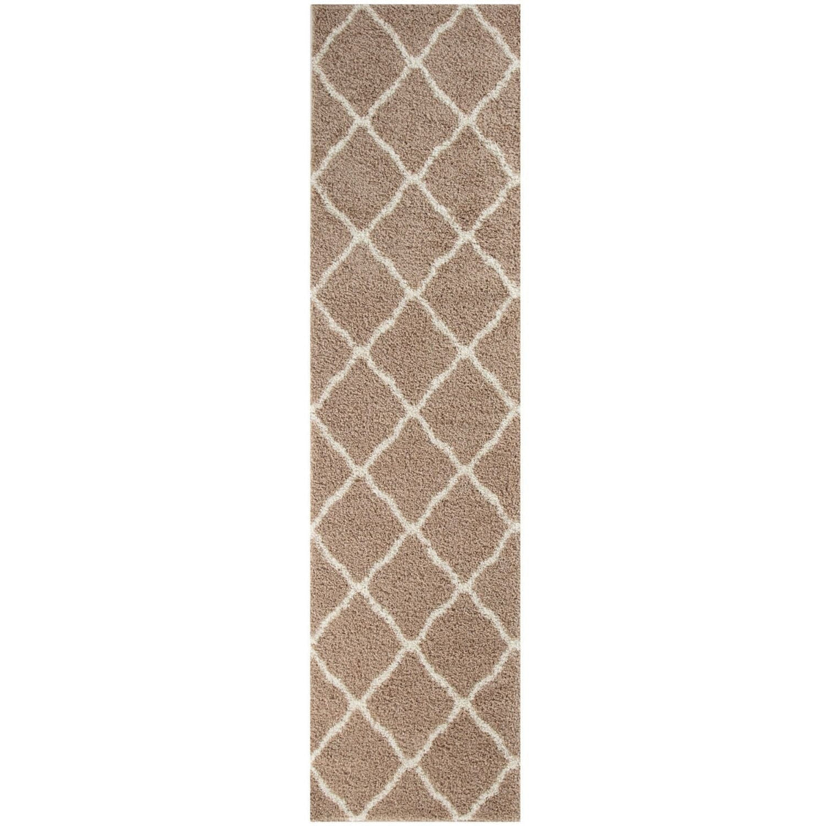 The Rugs Rugs 80X300 cm Moroccan Beige Shaggy Rug | 720 House of Isabella UK