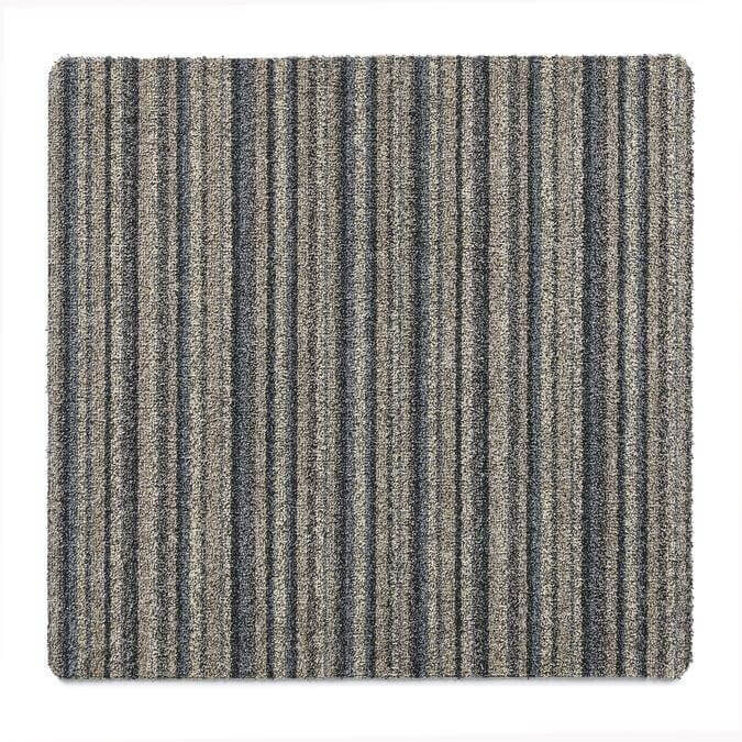 The Rugs Rugs 80X95 cm Washable Ribbon Mat in Multicolour House of Isabella UK