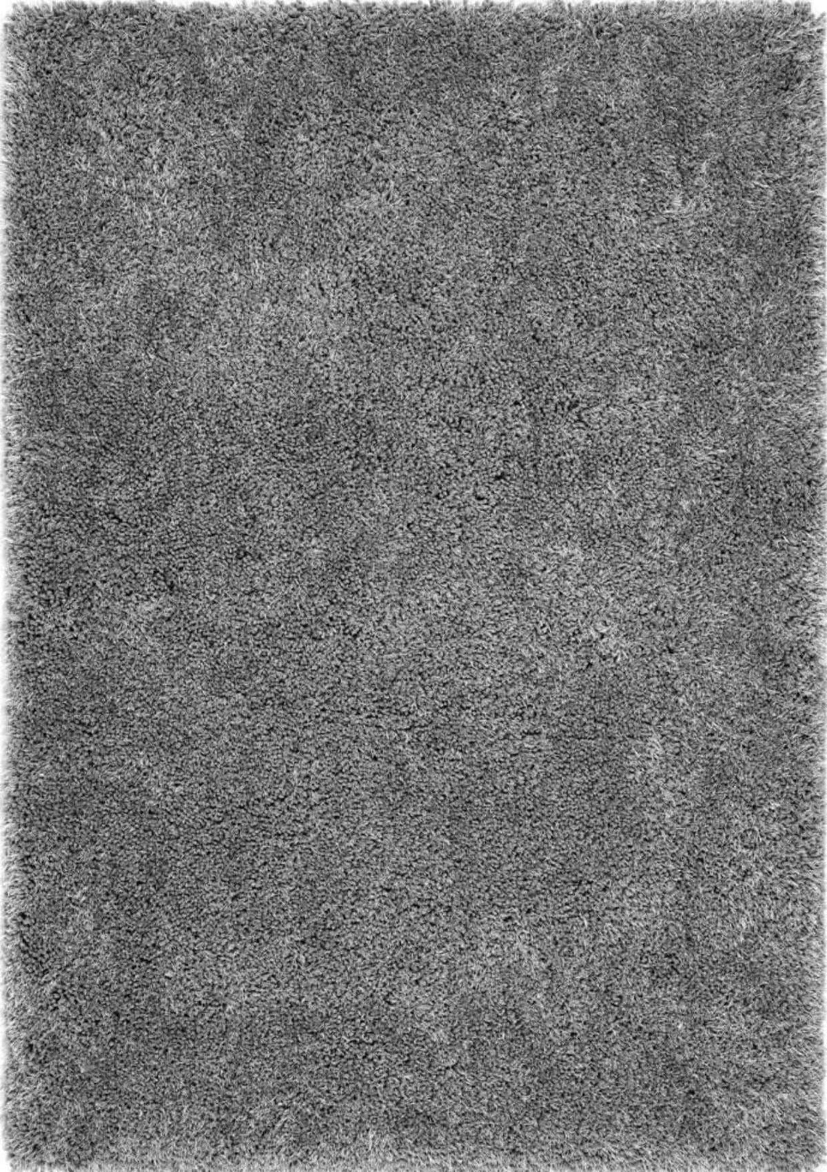 The Rugs Rugs 90X150 cm Chicago Grey Shaggy Rug House of Isabella UK