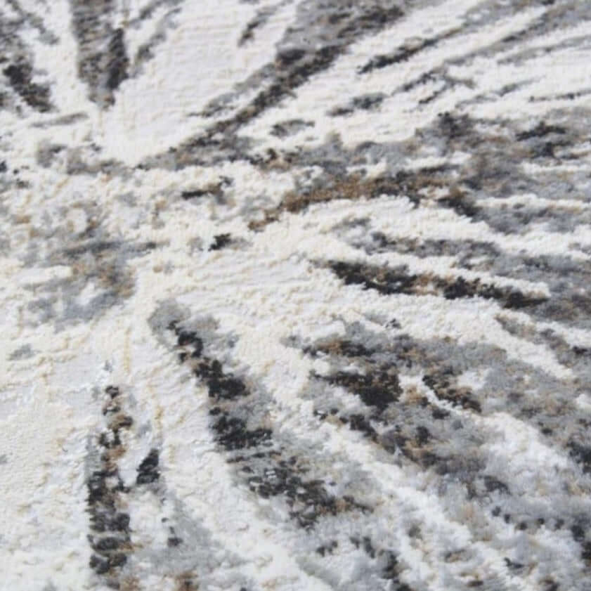 The Rugs Rugs Abstract Burst Grey Rug | D149A House of Isabella UK