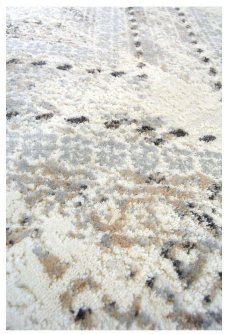 The Rugs Rugs Abstract Vintage Cream & Grey Rug House of Isabella UK