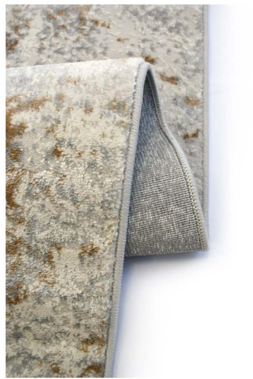 The Rugs Rugs Abstract Vintage Cream/Ochre Rug | D176F House of Isabella UK