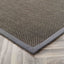 The Rugs Rugs Bordered Dark Grey Non-Slip Sisal Rug House of Isabella UK