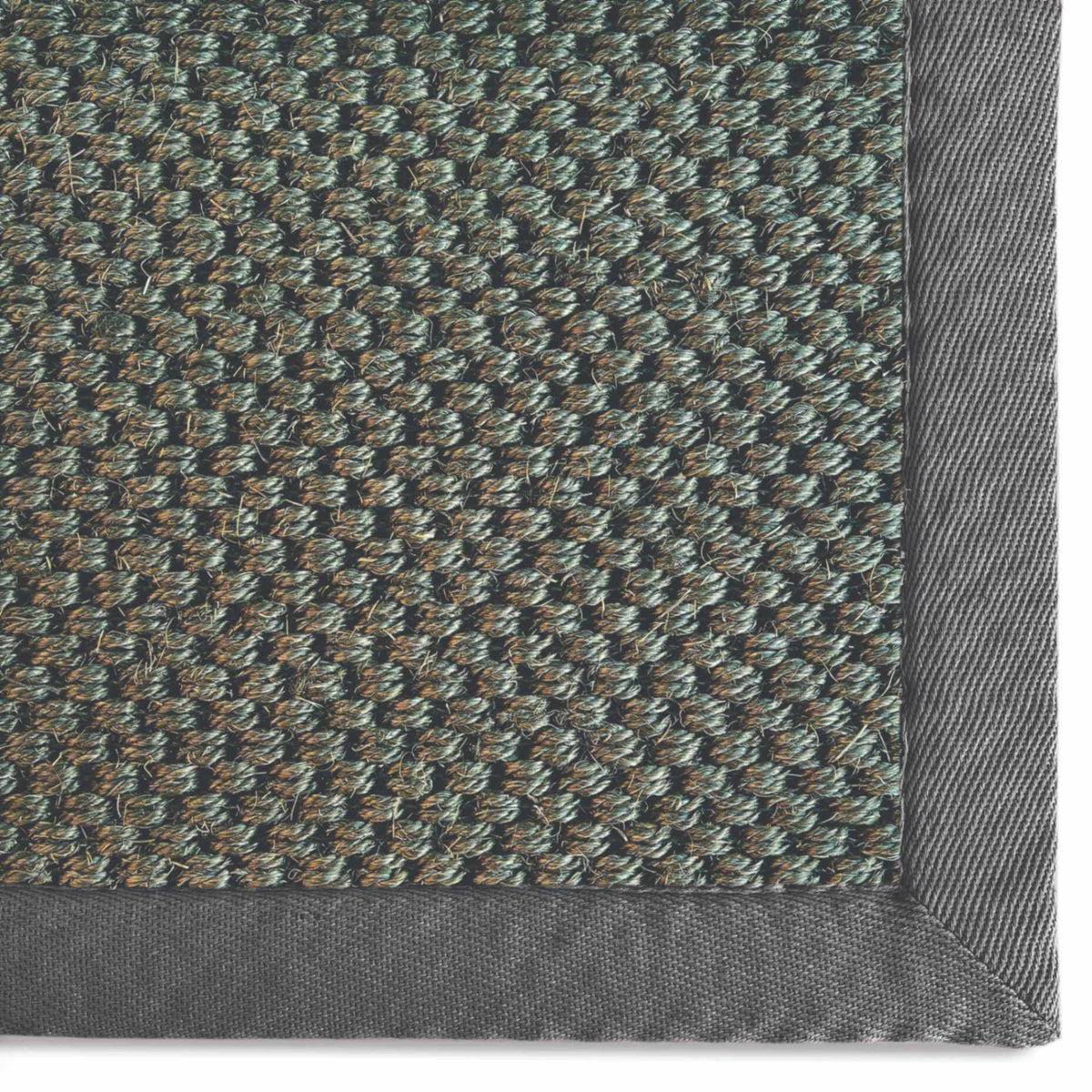 The Rugs Rugs Bordered Dark Grey Non-Slip Sisal Rug House of Isabella UK