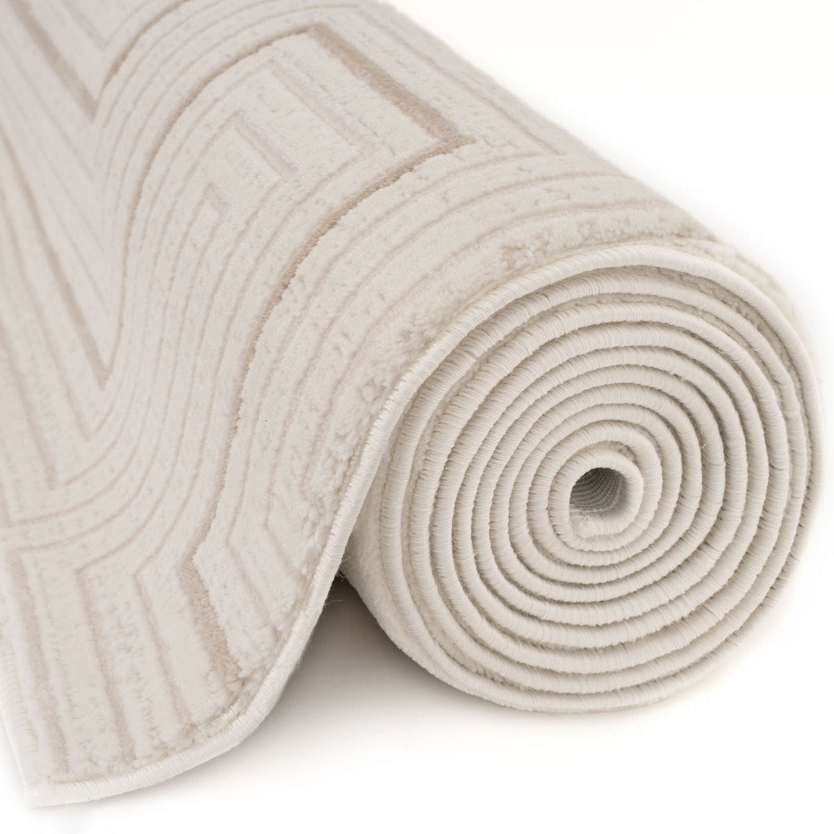 The Rugs Rugs Carmel Cream-Beige Geometric Rug | 6040 House of Isabella UK