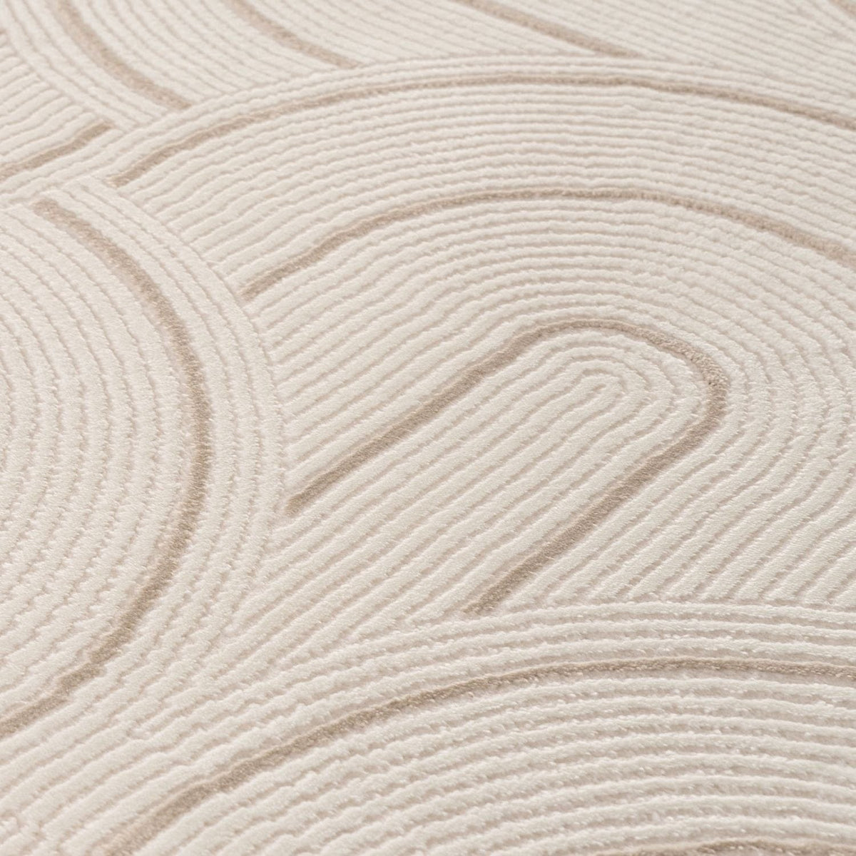 The Rugs Rugs Carmel Cream-Beige Geometric Rug | 6070 House of Isabella UK